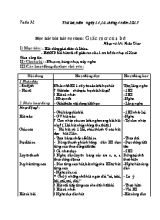 Giáo án Âm nhạc Lớp 4 - Tuần 32